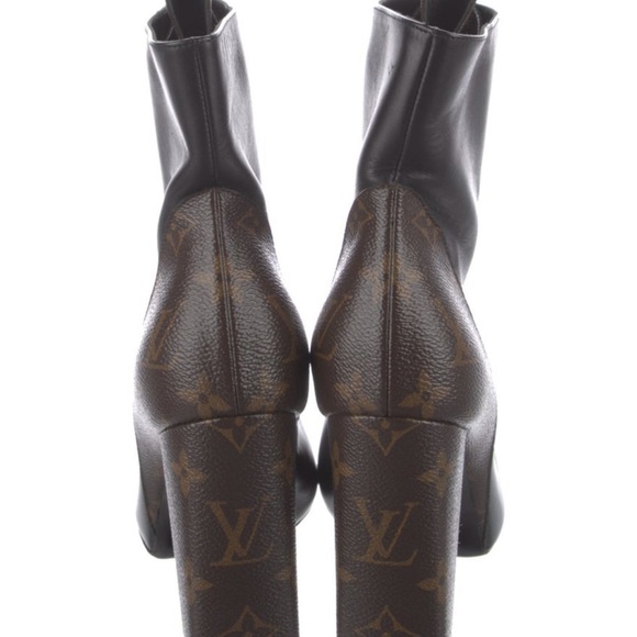 Louis Vuitton leather boots. Size 39. Very good condition - Picture 4 of 4